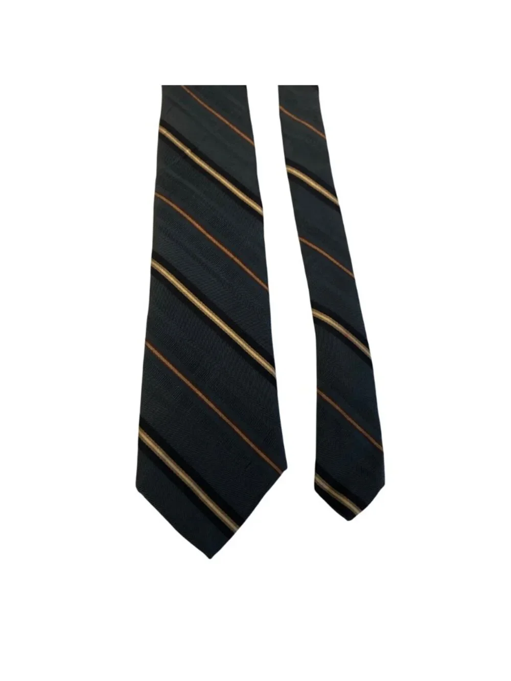 Beekman Place Tie Blue Striped Vintage Mens Necktie Office Work Formal Gift